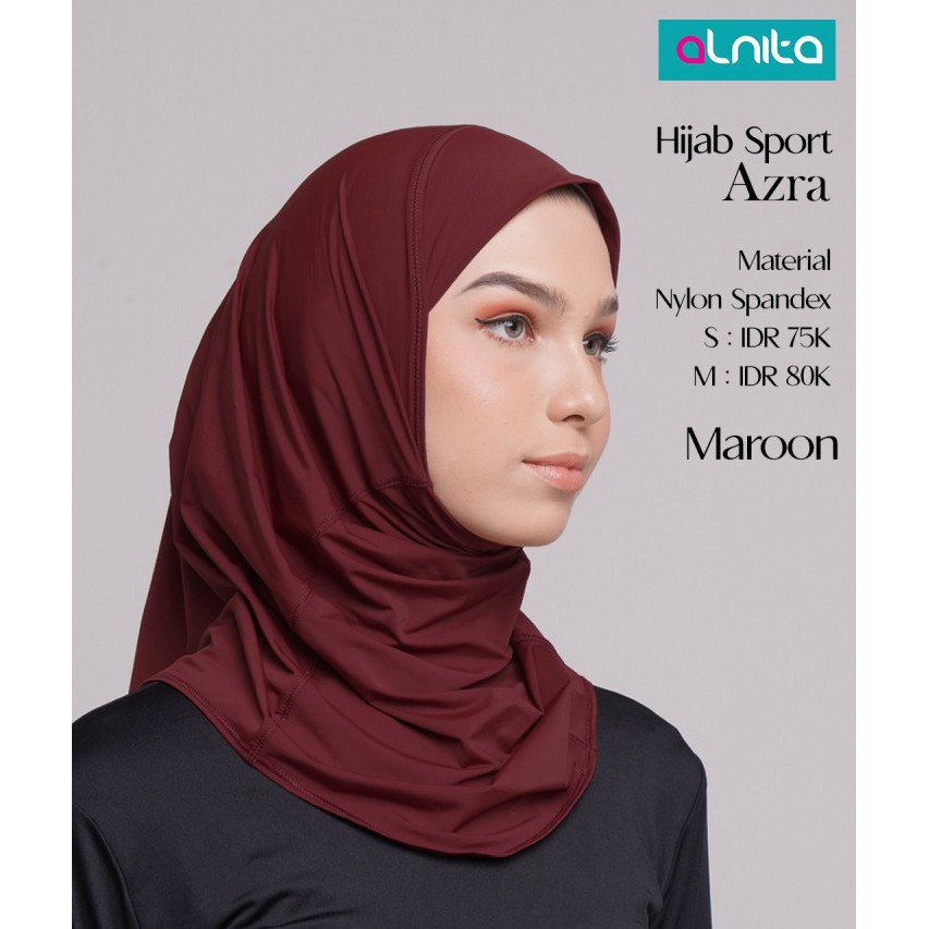 HIJAB ALNITA OLAHRGA AZRA,AZRA HIJAB RENANG,HIJAB OLAHRGA WANITA MUSLIM,HIJAB INSTAN