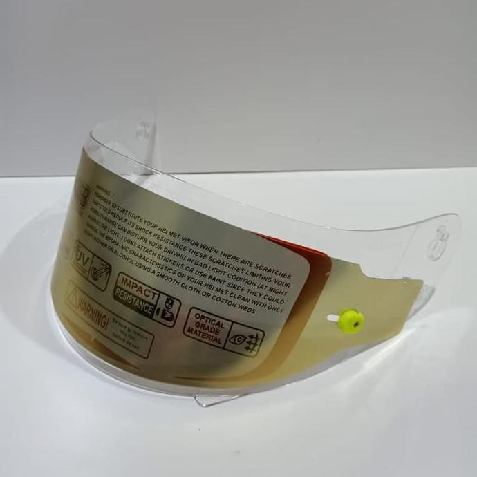 Flat Visor / Kaca Helm Flat Pnp Kyt Rc7, Kyt R10, Kyt K2 Rider, Mds - Putih