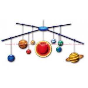 4M Kidz Labs Solar System Mobile Making Kit Mainan Edukasi Membuat Tata Surya Kid Lab