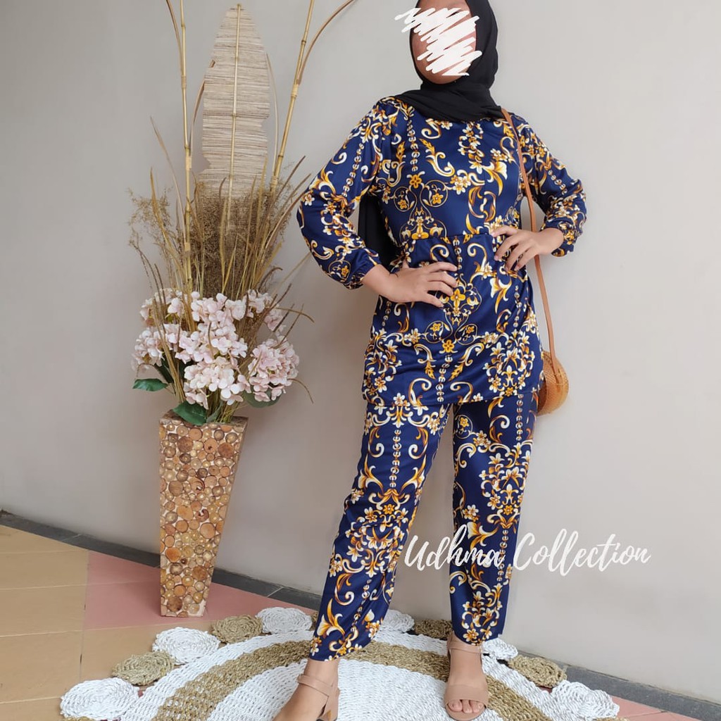 SETELAN MOTIF SULTAN / ONE SET SULTAN BAHAN HYGET