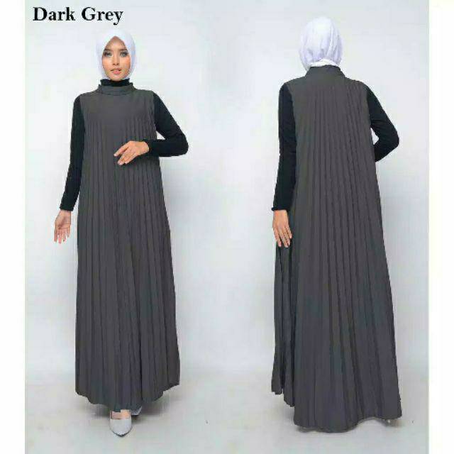 GAMIS MAXI PLISKET GAMIS POLOS PLISKET MUSLIM PAKAIAN GAMIS MAXI PLISKET GAMIS POLOS PLISKET MUSLIM PAKAIAN