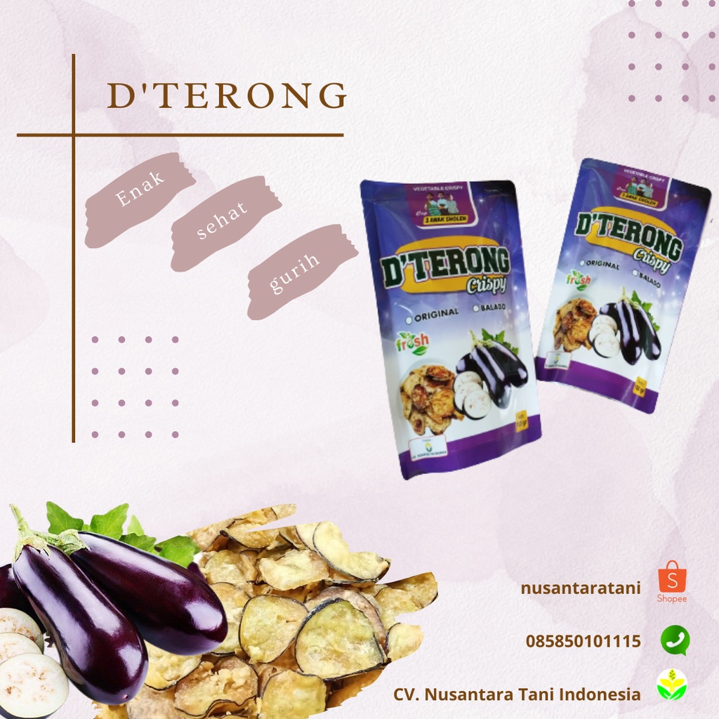 Jual Keripik Terong Super Gurih Dan Enak Gr Shopee Indonesia