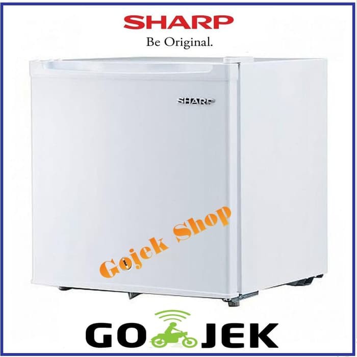 Kulkas Mini Portable Mini Bar Lemari Es Sharp Sj 50 Mb White Putih Indonesia