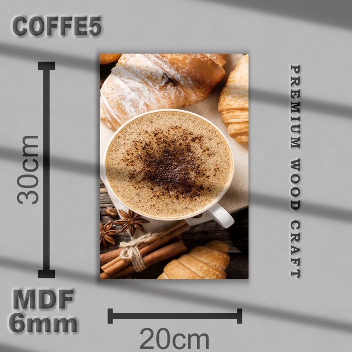 Poster Coffe Wall Decor - Hiasan Dinding Kopi - Dekorasi Dinding Rumah