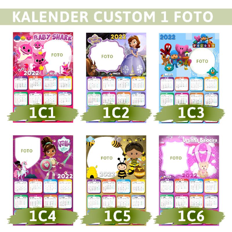

KALENDER CUSTOM 2022 ISI FOTO MURAH (ukuran A3+)