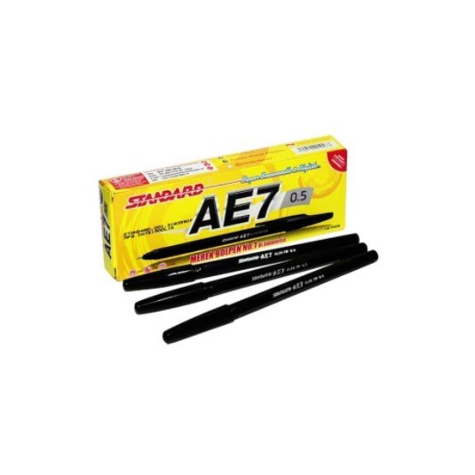 

Produk Unggulan Pulpen Standard Ae-7 Hitam / Pena Pen Ae7 Isi 12 Pcs Diskon