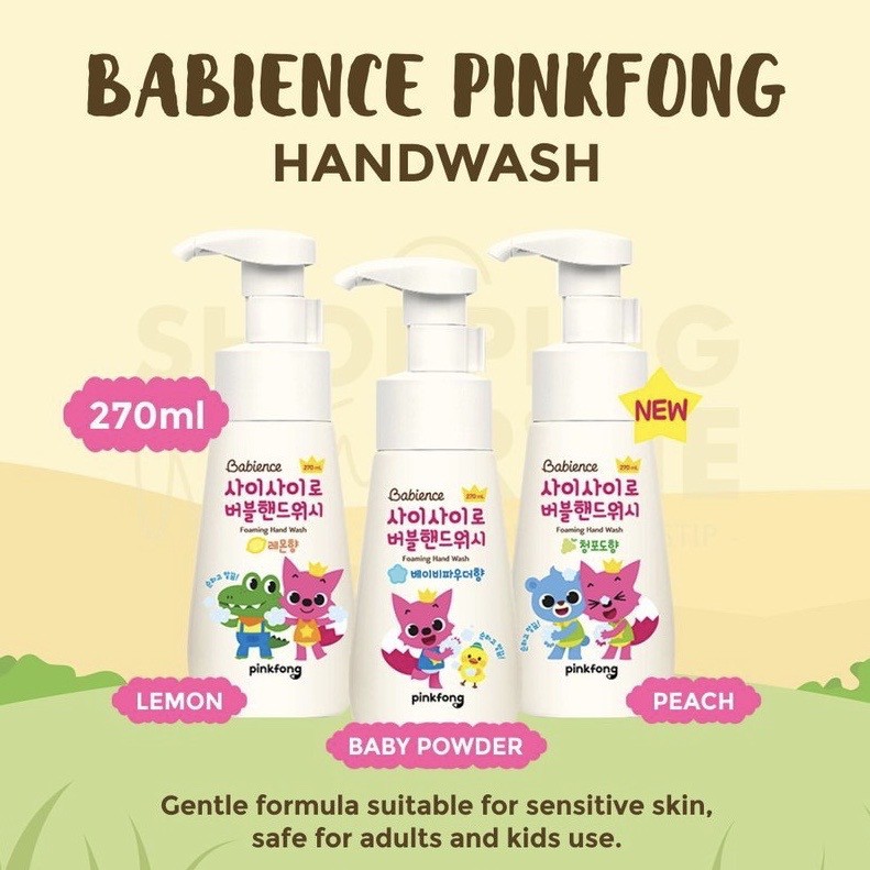 Babience PinkFong Hand Wash Sabun Cuci Tangan Anak