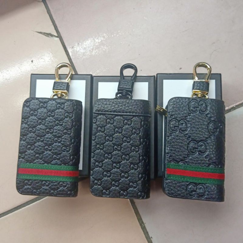 GANTUNGAN KUNCI MOBIL/MOTOR Gucci Black PREMIUM QUALITY