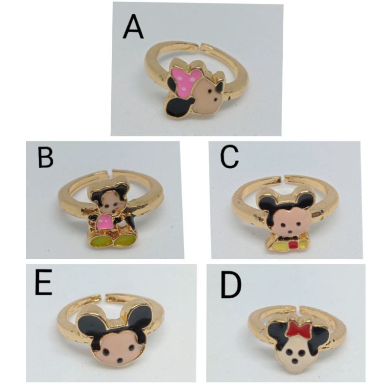 Ask25. Cincin xuping anak lapis emas ukuran flexible umur 2-4 thn