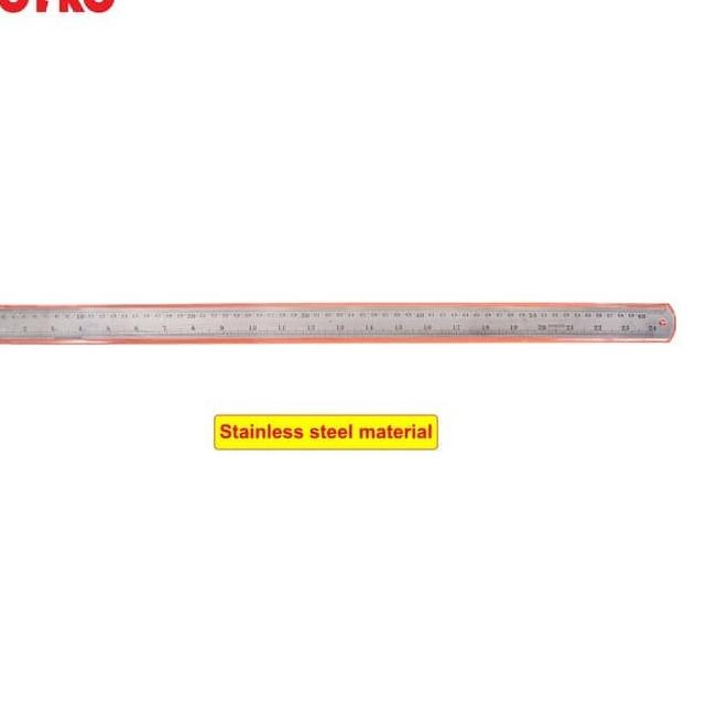 

☏ Joyko Stainless Stainles Ruler Penggaris Besi RL-ST60 60 cm ORIGINAL ➬