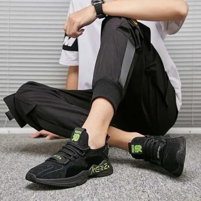 TBIG [COD] Sepatu Sneakers Pria PMKNE Sepatu Import Pria Sekolah Kuliah Kerja