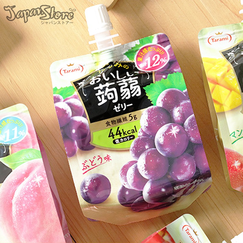 

Tarami Oishii Konyaku Jelly Drink : Grape 150g