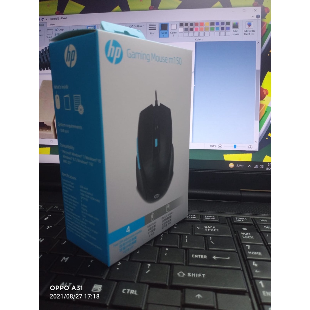 HP m150 Gaming Mouse Usb Kabel Mouse HP M 150 Original