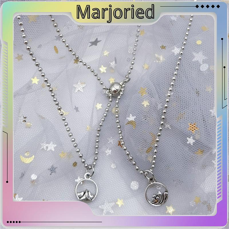 2 Pcs/set Fashion Satu Sama Lain Magnetik Pasangan Kalung Perhiasan Pria Dan Wanita Pasangan Hadiah Hari Valentine-MJD-MJD