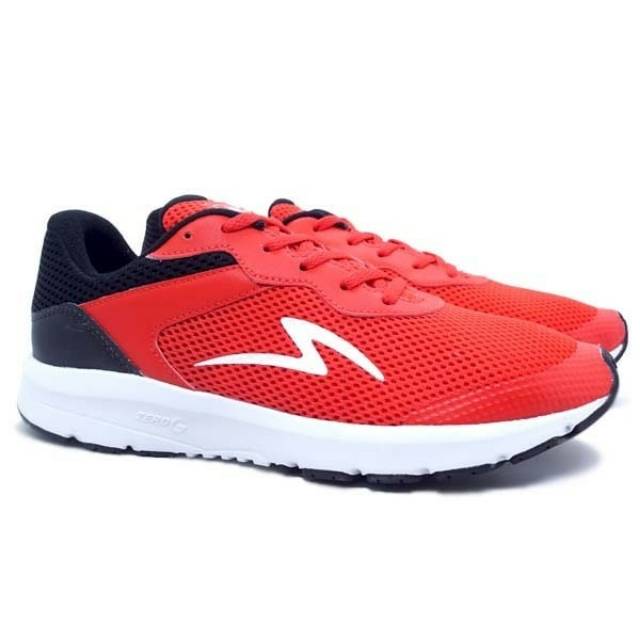 Sepatu Running Specs Evo - Red/Black/White