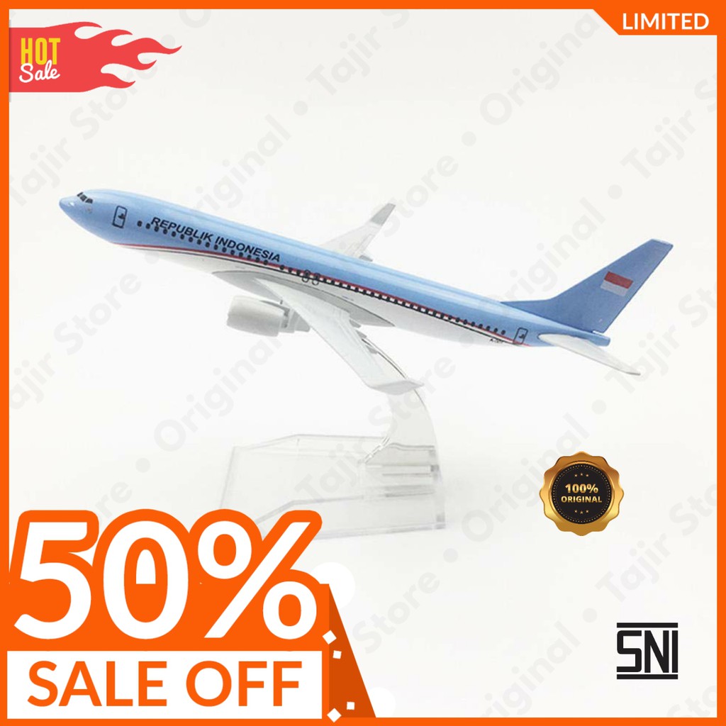 TERMURAH Miniatur Pesawat Republik Indonesia Boeing 737 TERMURAH Miniatur Pesawat Republik Indonesia Boeing 737