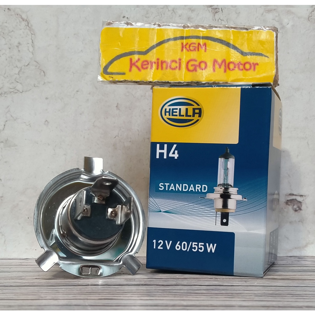 HELLA BOHLAM LAMPU HALOGEN H4 12V 60/55W 8GJ 002 525 133