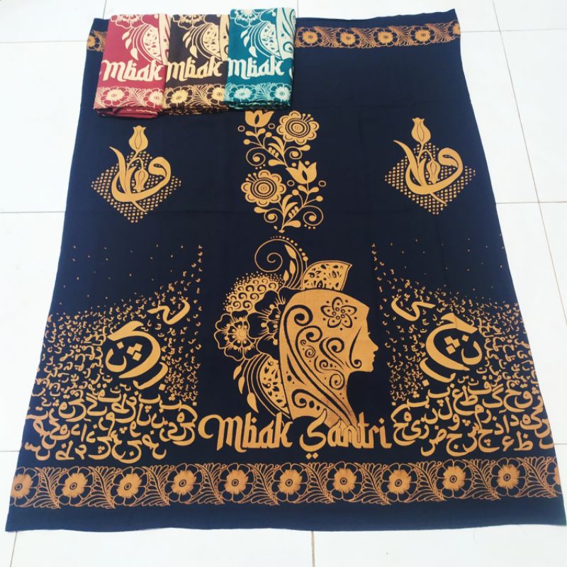 SARUNG BATIK WANITA MBAK SANTRI PUTRI TERBARU SARUNG GLOYOR sarung aqil sarung cewek sarung santriwati