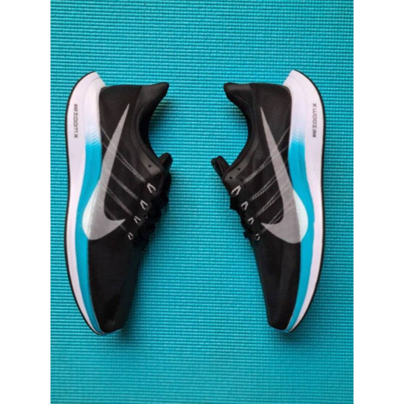 NIKE ZOOM PEGASUS TURBO 35 BLACK WHITE BLUE