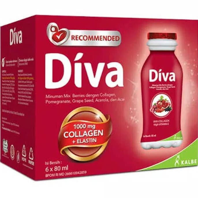 Diva Collagen Beauty Drink isi 6 botol