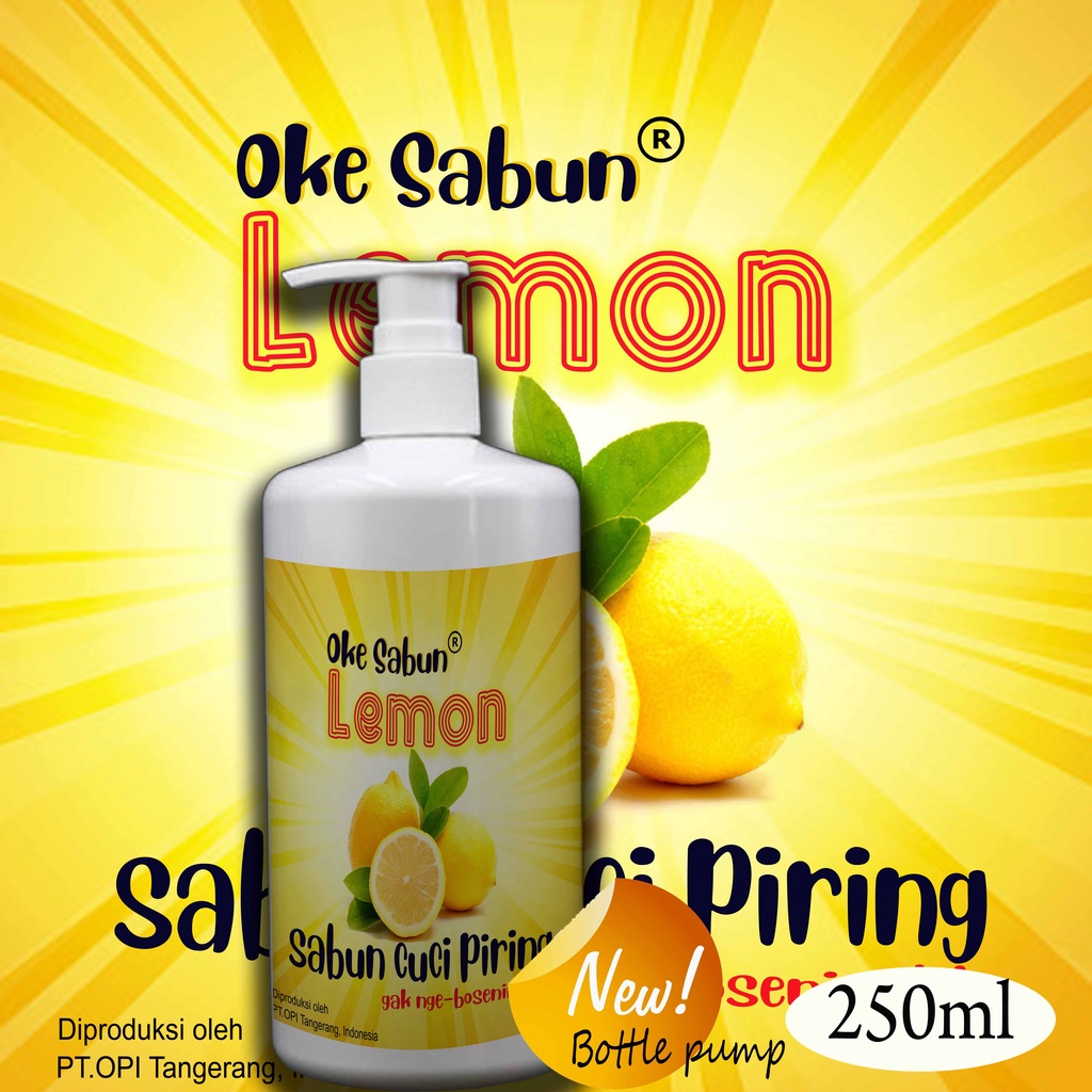 sabun cuci piring 250ml varian wangi lemon terbaru