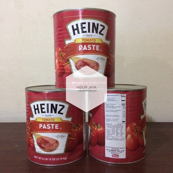 

Spesial - Heinz Tomato Paste 3,15Kg ( Saus Tomat )