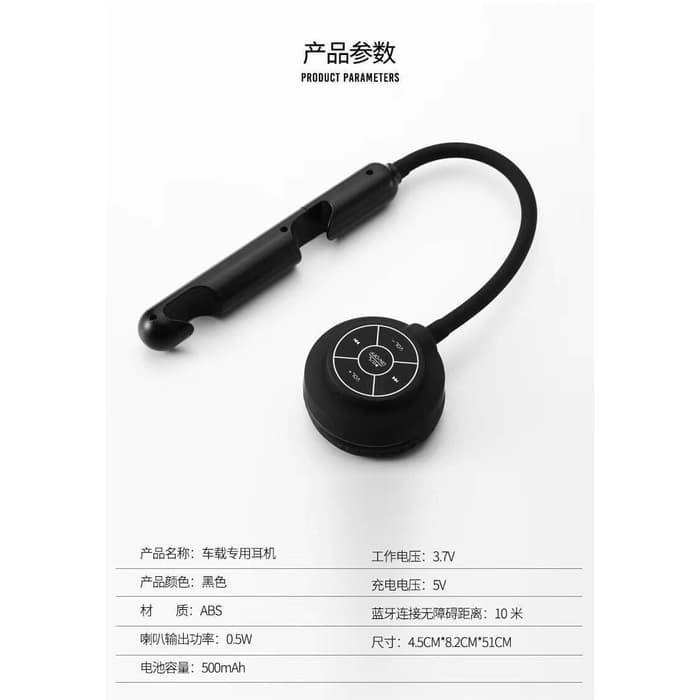 Car Earphones K-09 Headset Bluetooth