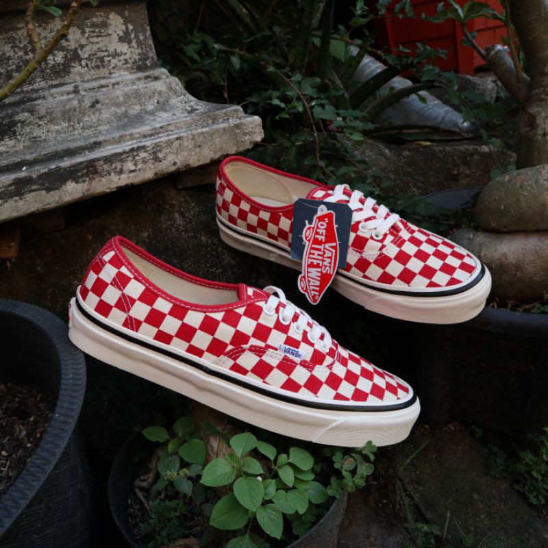 Vans Authentic 44 Dx Anaheim Factory Og Red Check Original
