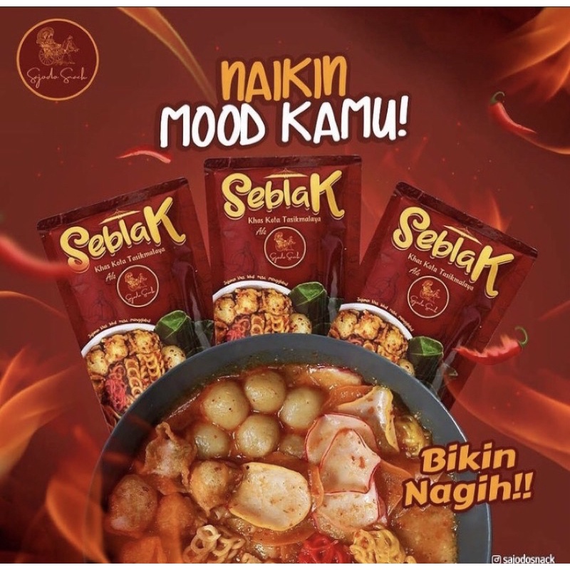 SEBLAK INSTAN SAJODO SNACK 170gram