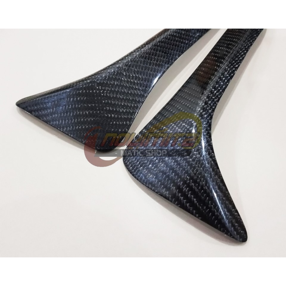 Cover Pelindung Dek Pijakan Kaki Depan Carbon Kevlar PCX 150 Lokal