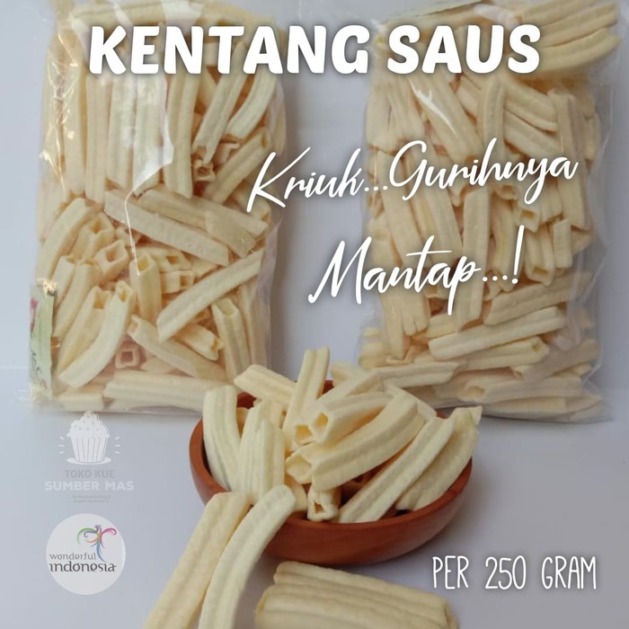 KENTANG SAOS / KENTANG SAUS / POTATO / CAMILAN KILOAN 250 GR - 1/4 kg