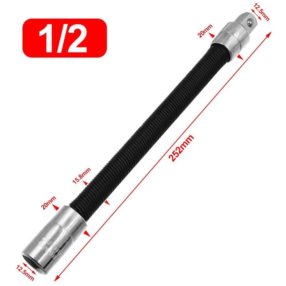 Solighter Socket Drive Flexible Hand Tools Ratchet Shaft Kepala Konversi