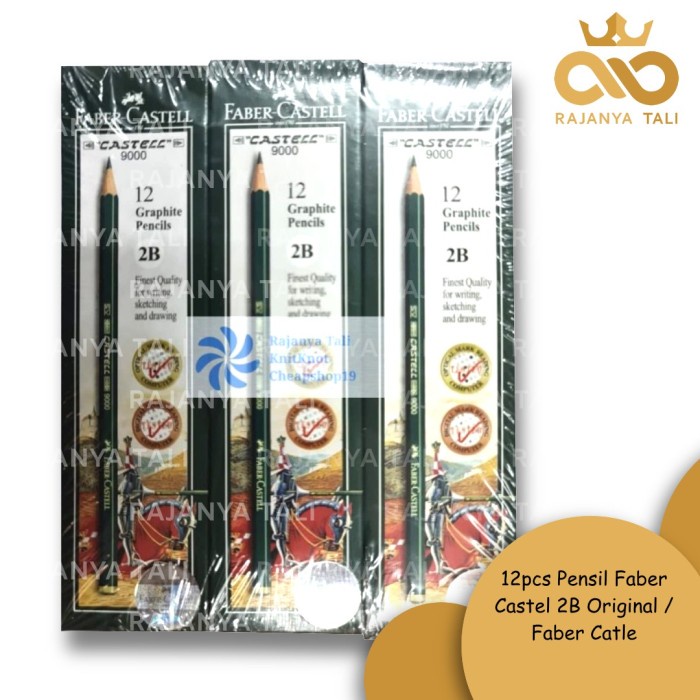 

12pcs Pensil Faber Castel 2B Original / Faber Catle Terlaris
