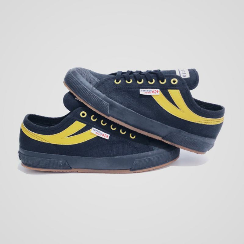 SUPERGA 2750 COTU PANATTA BLACK - YELLOW