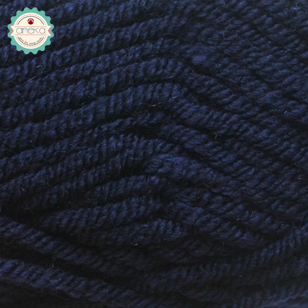 Benang Rajut Karpet Dahlia / Carpet Yarn - 1839 ( Biru Navy )