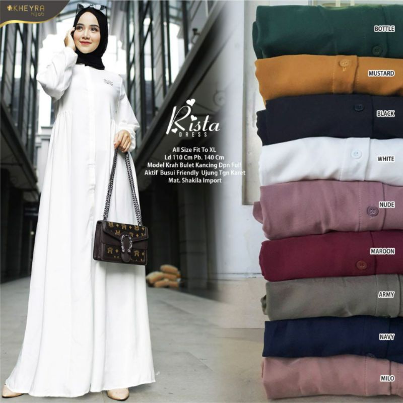 RISTA DRESS Busui ORI KHEYRA | Dress Shakila import