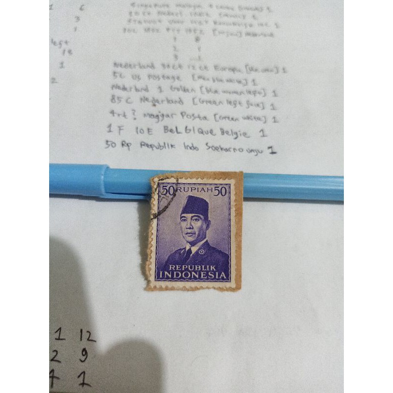 

Perangko RI. Ir. Soekarno 50 Rupiah prangko Stamp