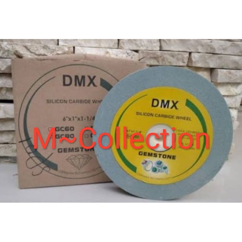 DMX GC60 Batu Gerinda Duduk 6 inch Poles Hijau Baru Bs COD