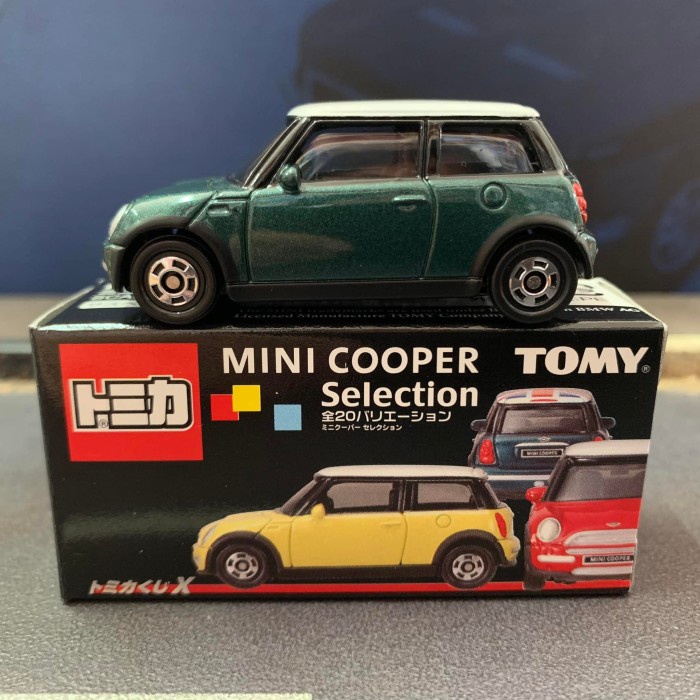 Tomica Mini Cooper Selection - Hijau 07 - Base Besi - Made in China