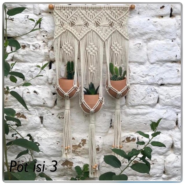 Pot Gantung Hiasan Dinding
