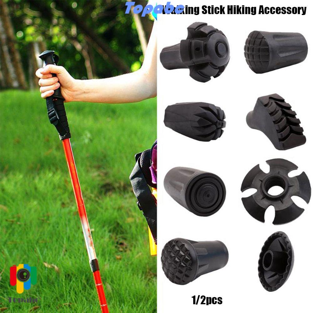 Pole Replacement Tips Walking Stick Head Trekking Poles Protectors Accessory Hot 