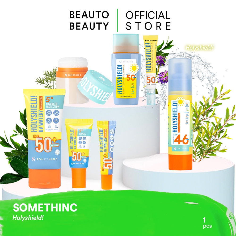 SOMETHINC Holyshield / Indonesia Sunscreen Sun Care UV Shield Suncare Sunblock Sunblok Gel Mist Spra
