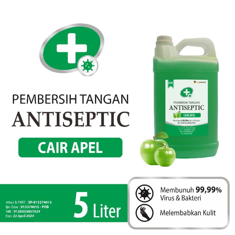 Handsanitizer cair kemasan 5 liter