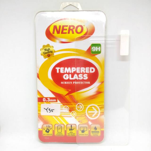Tempered Glass Anti Gores Kaca Vivo Y35