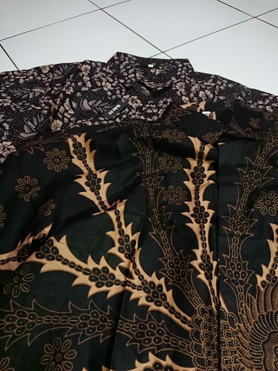 Baju Batik Slimfit Pria Kemeja Batik Formal Slim Fit Lengan Panjang Casual