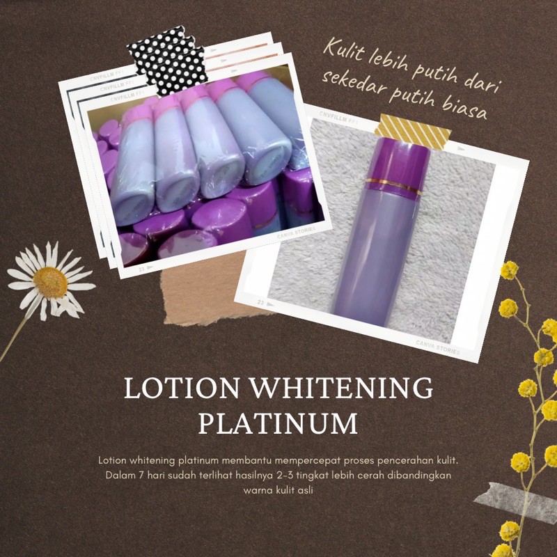 Lotion Whitening Platinum