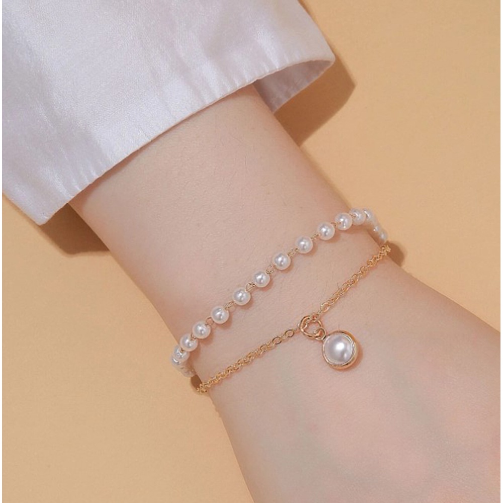 Gelang Rantai Desain Bunga Daisy Bahan Metal Gaya Minimalis Untuk Wanita