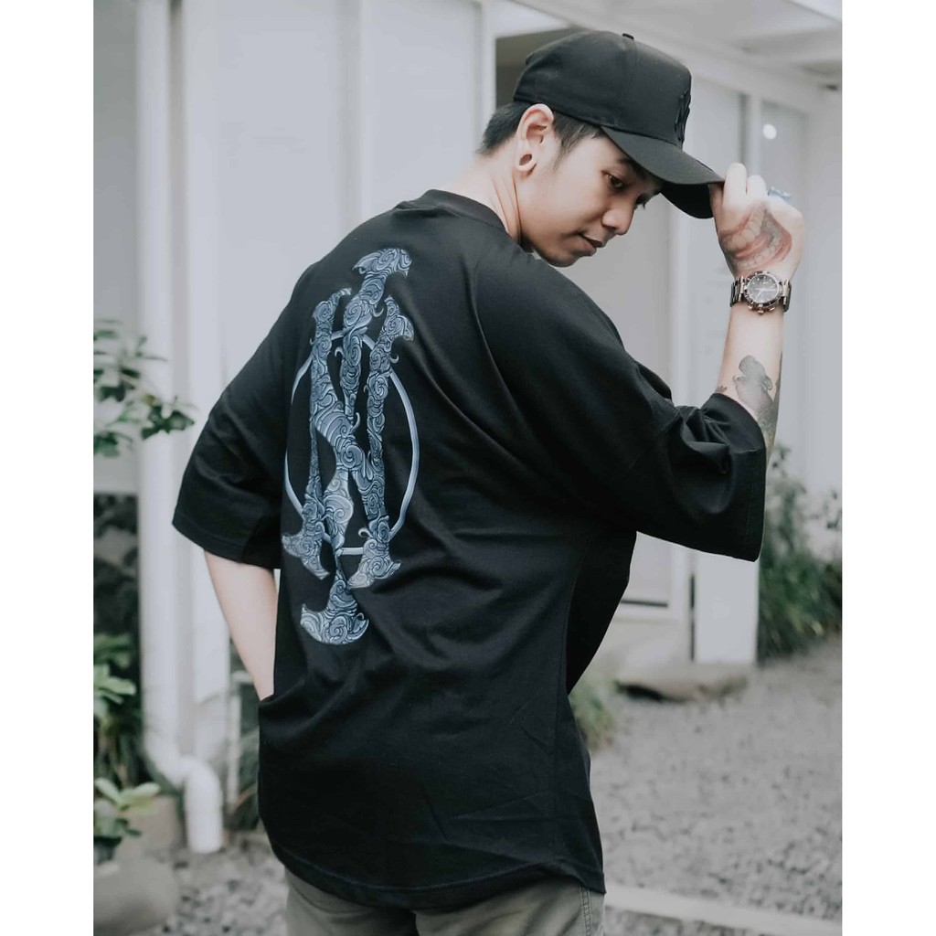 Baju oversize Insane Logo Biru  combet 24s insane wardrobe