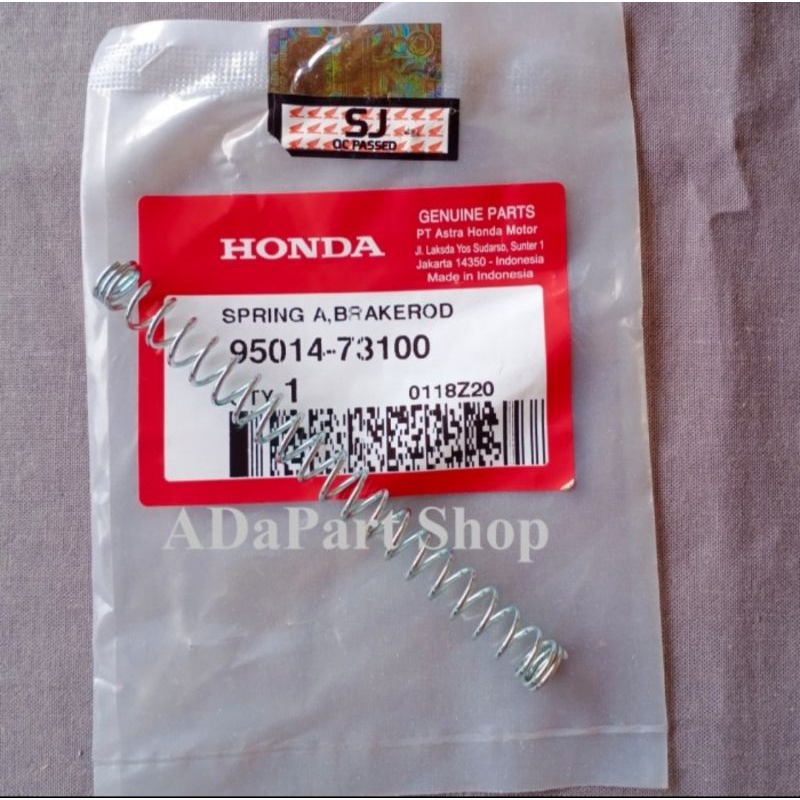 Per Spring Kawat Rem Honda Supra Revo Astrea Spring A Brakerod 95014-73100