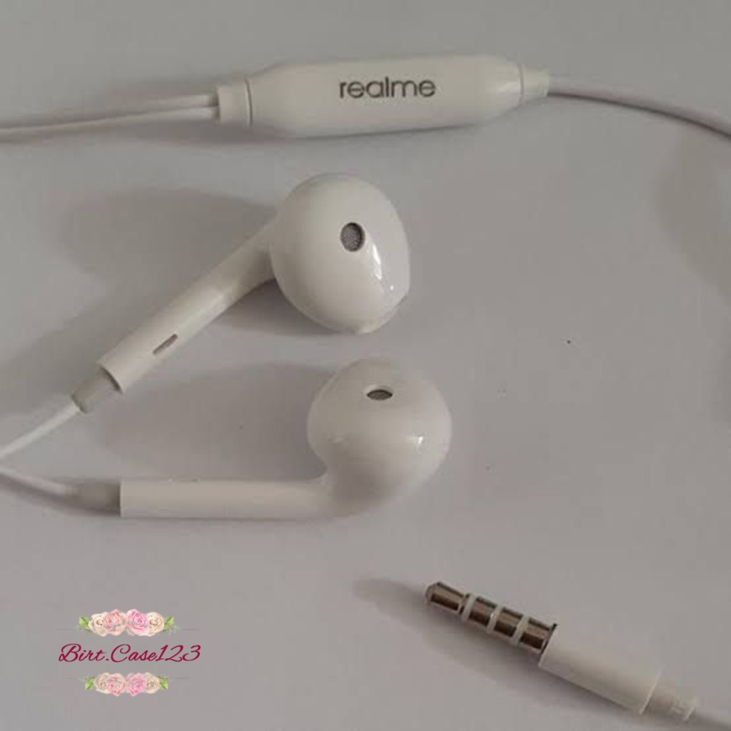 R15 Headset headsfree earphone Hf ORIGINAL REALME 2 3 5 6 7 pro C1 c2 c3 c11 c15 c12 c17 c20 C21y  JACK 3.5MM BC5878